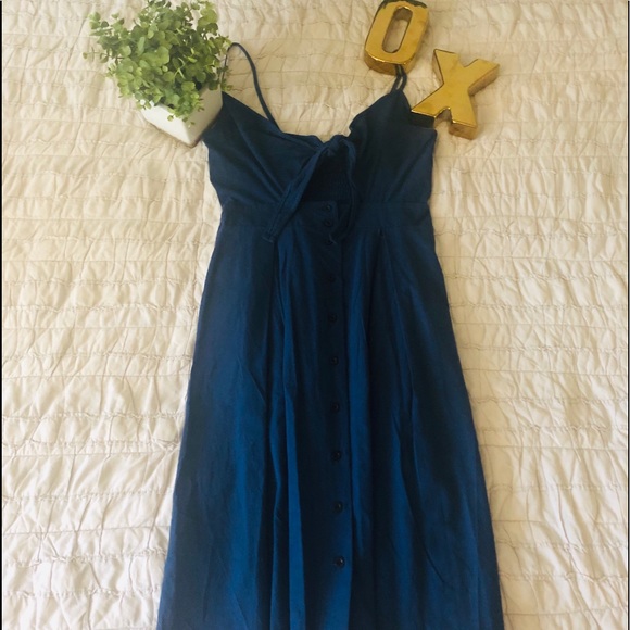 Navy Blue Dress - Picture 1 of 2